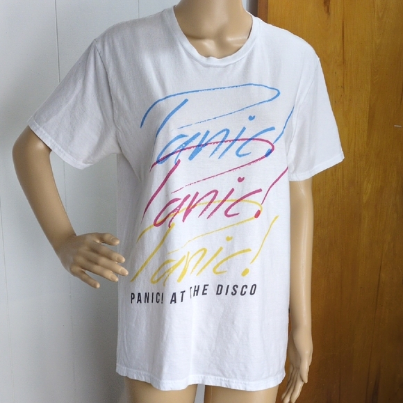 Tops - Panic At The Disco White T-Shirt Medium